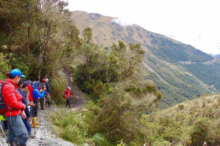 Back from our Inca Trail trek: Achupallas to Ingapirca